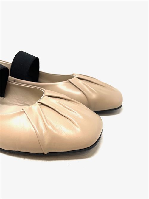 Ballerina donna arricciata con elastico IL LACCIO | 2212PELLENUDE